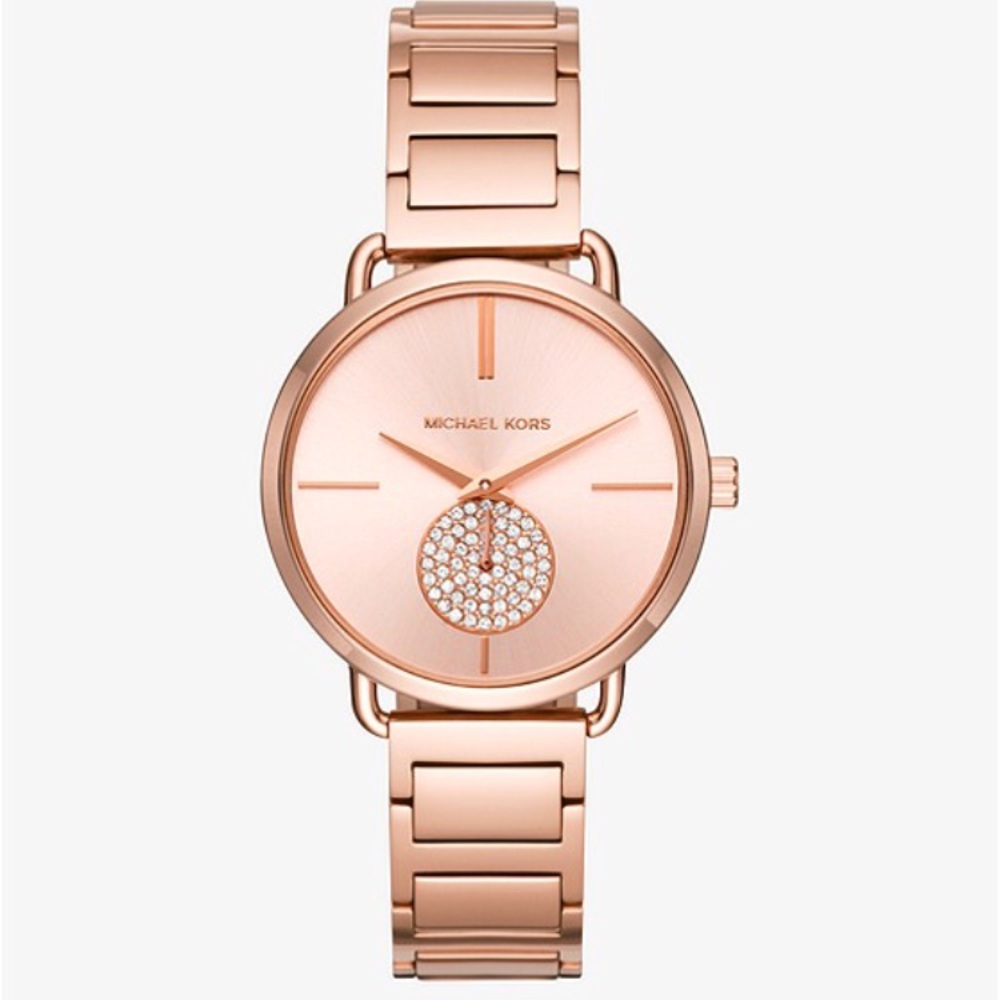 NWT Michael Kors Portia Women’s Rose Gold Watch